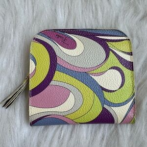 Emilio Pucci Multicolor Leather Wallet